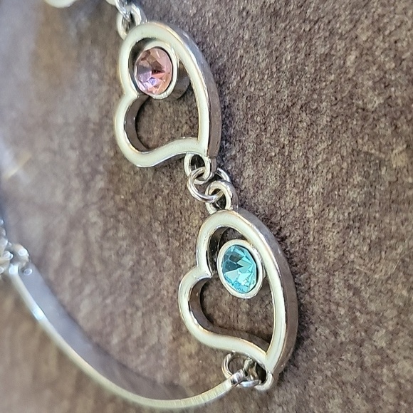 3/$30 Pastel Hearts Coquette Chain Bracelet - Picture 4 of 6